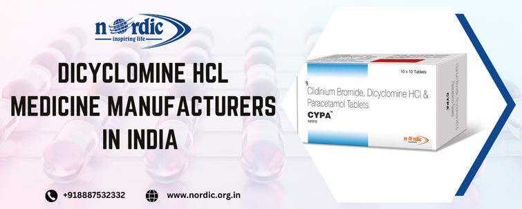 Dicyclomine HCL Medicine Manufacturers in India